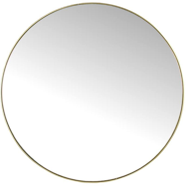 Round Mirror Gold 96cm