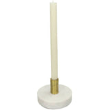 Candle Holder Marble / Gold