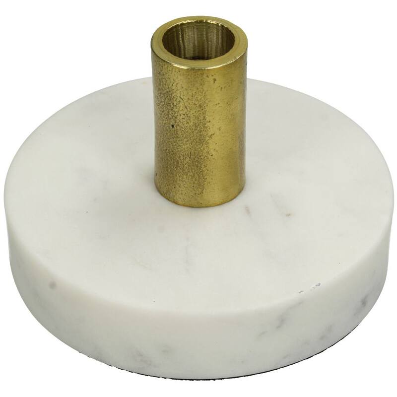 Candle Holder Marble / Gold