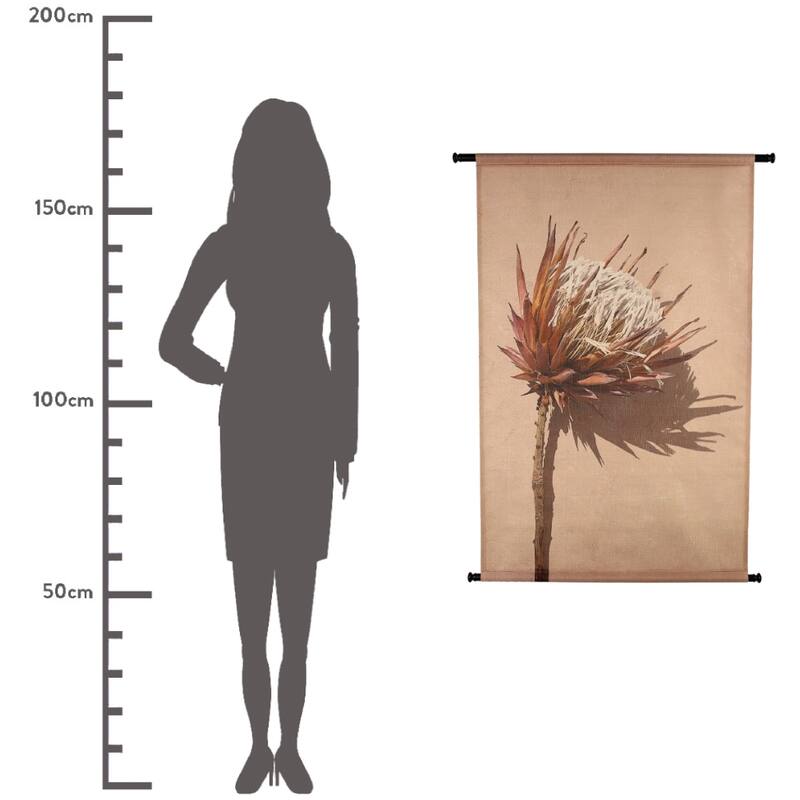 Wall Hanging Dried Flower Beige