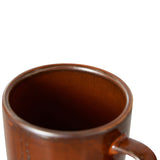 HKliving Chef Ceramics: Cup And Saucer Burned Orange