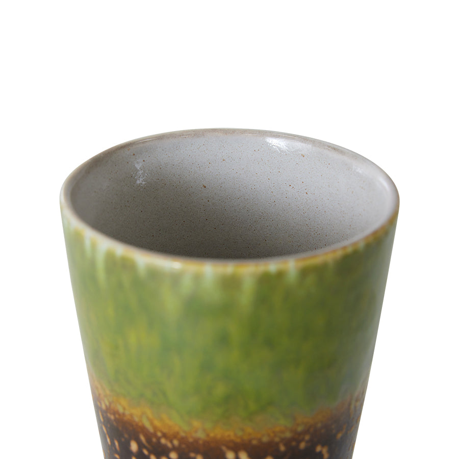 HKliving 70s Ceramics: Tea Mug, Algae