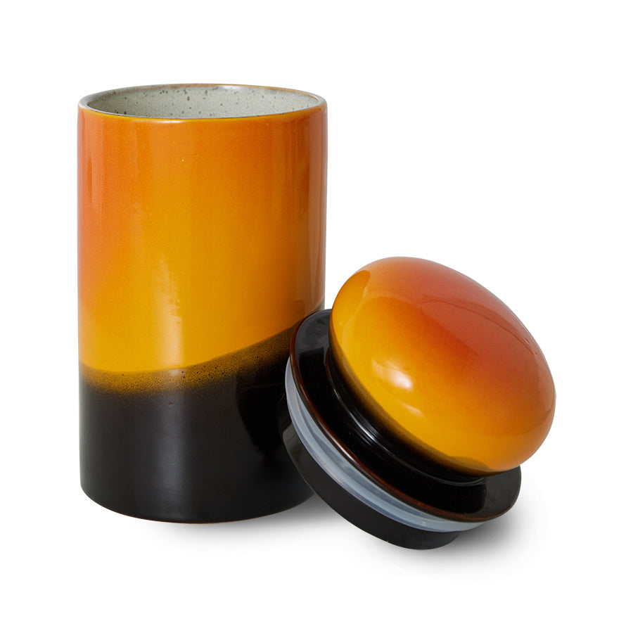 HKliving 70s Ceramics: Storage Jar Sunshine