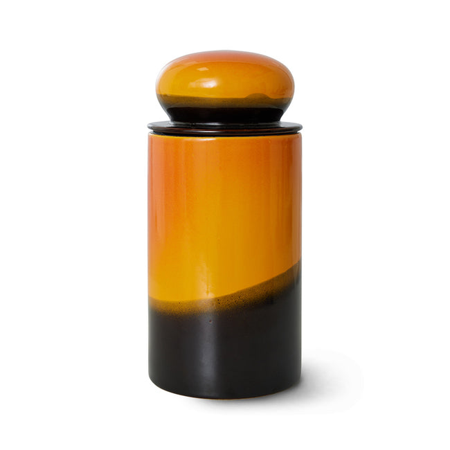 HKliving 70s Ceramics: Storage Jar Sunshine