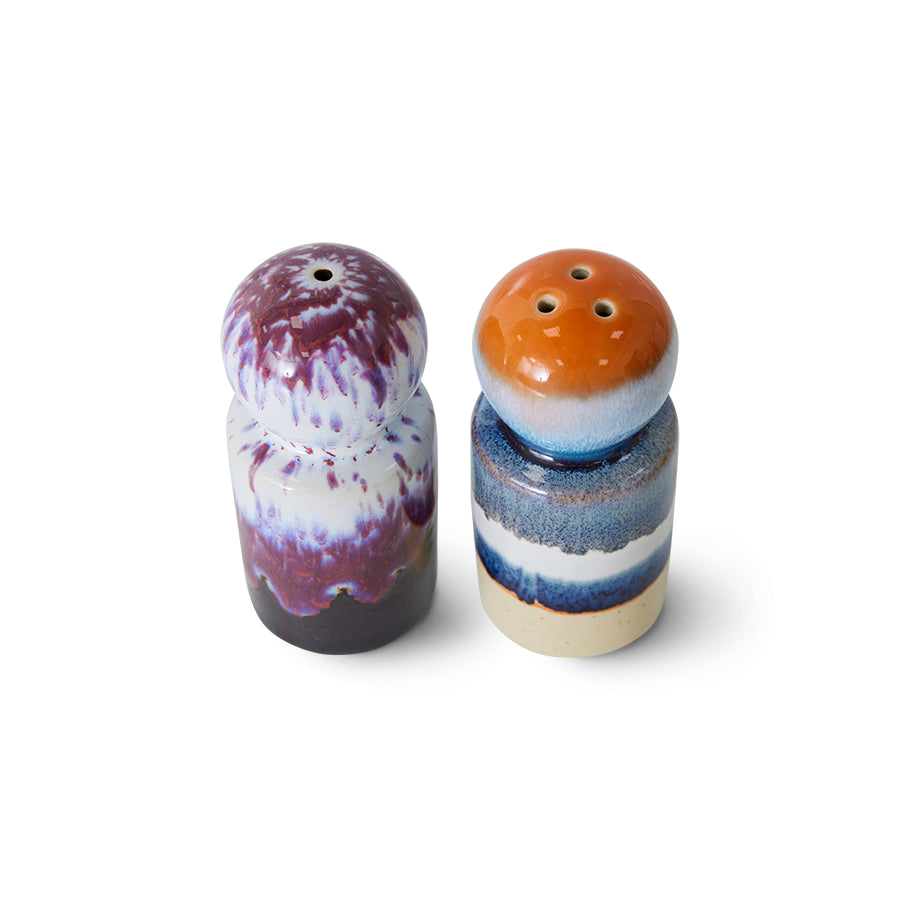 HKLIVING 70s Ceramics: Pepper & Salt Jar Stargaze