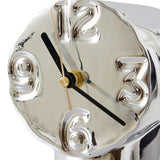 HKLIVING Retro Ceramic Clock Chrome