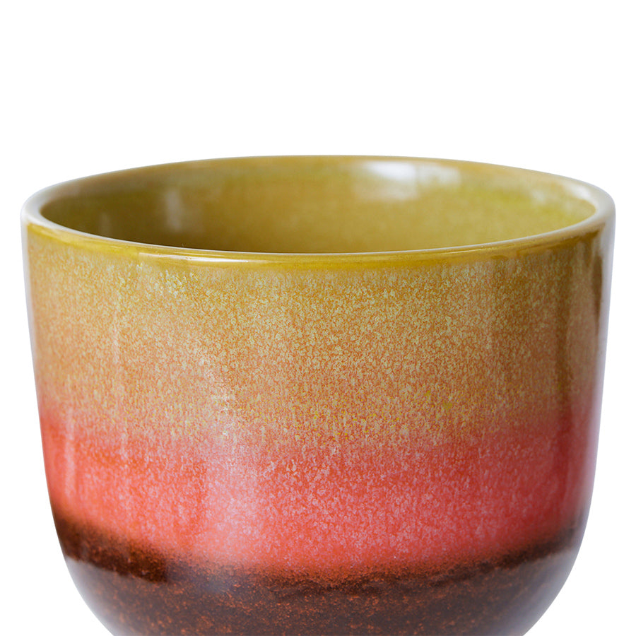 HKliving Retro Flower Pot Lime Green