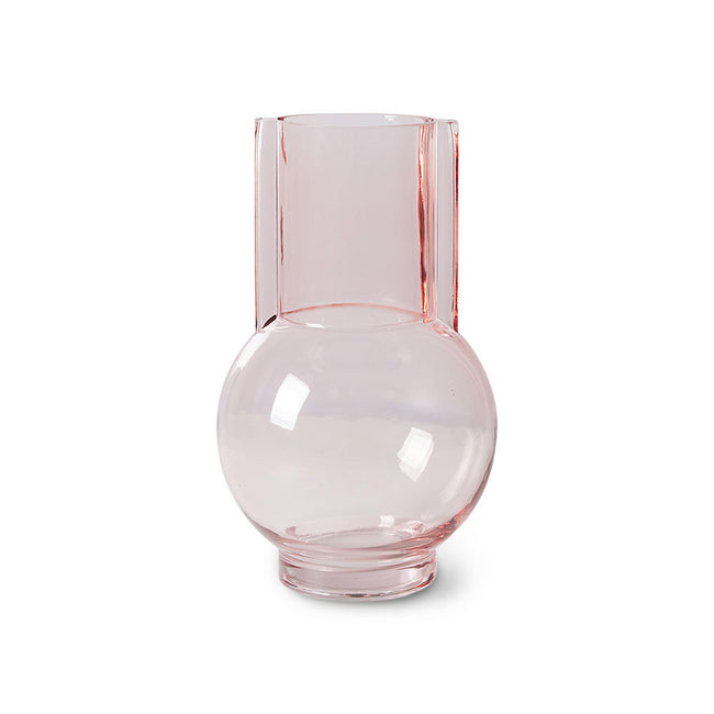 HKliving Glass Vase Sundae Pink