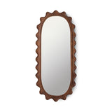 HKliving Wooden Ripple Mirror