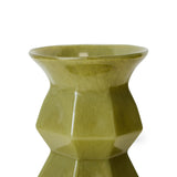HKLIVING Silhouette Glass Vase Green