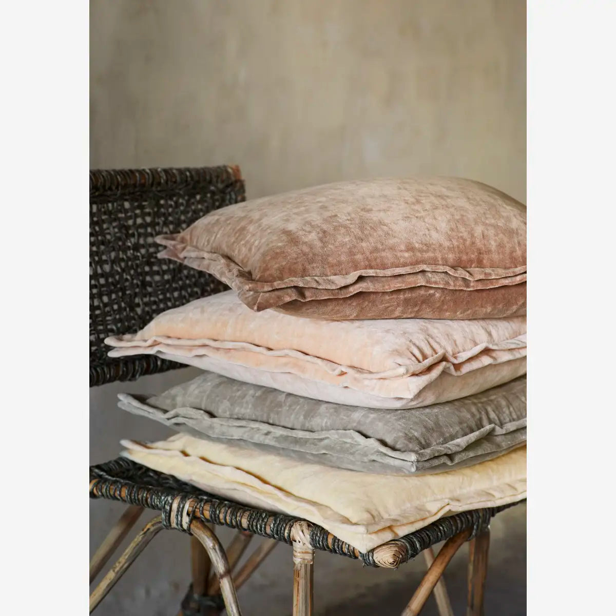 Velvet Cushion Melon