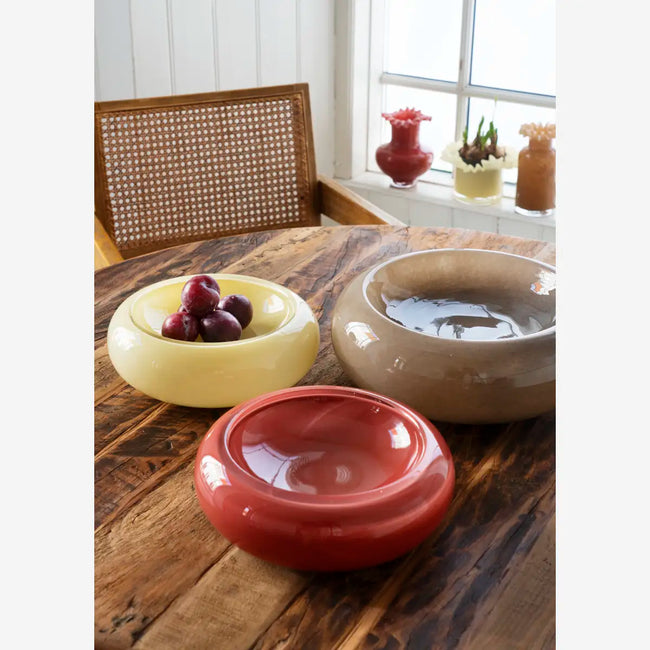 Glass Bowl Honey