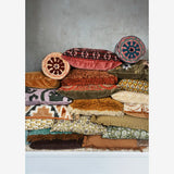 Woolen Cushion Dusty Rose, Brick 40x40 cm