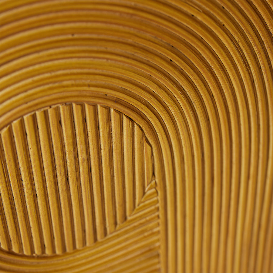 HKliving Rattan Wall Panel Curl Large