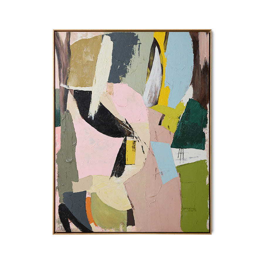 HKLIVING Framed Artwork "Colour Cult", 103x143cm