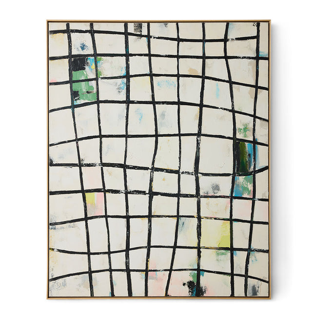 HKLIVING Framed Artwork Wired, 131x163cm