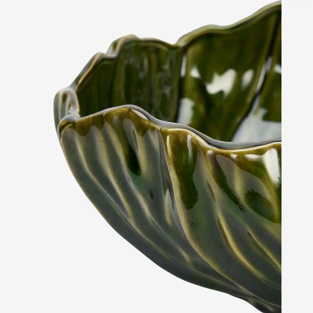 Stoneware Bowl Green - Madam Stoltz