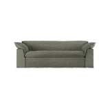 HKliving Nomad couch: 244cm linen, army green