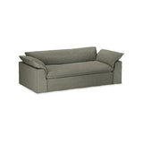 HKliving Nomad couch: 244cm linen, army green