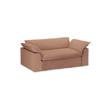 HKLIVING Nomad couch: 204cm linen, dusty rose