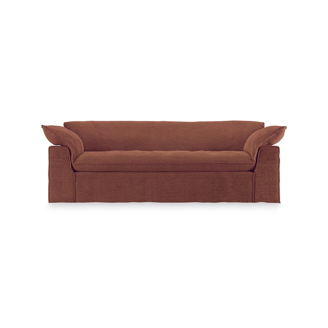 HKliving Nomad couch: 244cm royal velvet, magnolia