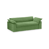HKliving Nomad couch: 244cm royal velvet, green