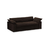 HKliving Nomad couch: 244cm royal velvet, espresso