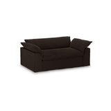 HKLIVING Nomad couch: 204cm royal velvet, espresso