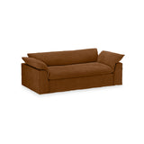 HKliving Nomad couch: 244cm royal velvet, caramel