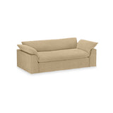 HKliving Nomad couch: 244cm royal velvet, cream