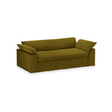 HKliving Nomad couch: 244cm royal velvet, olive