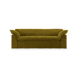 HKliving Nomad couch: 244cm royal velvet, olive