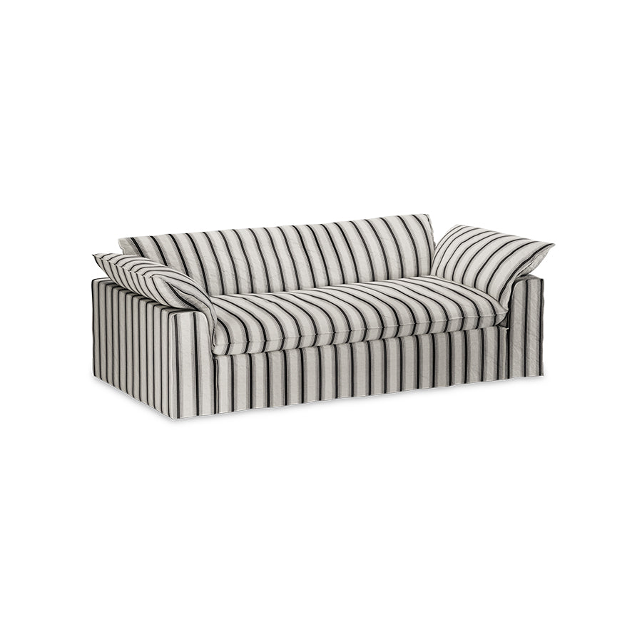 HKliving Nomad couch: 244cm, rocco, chalkstripe