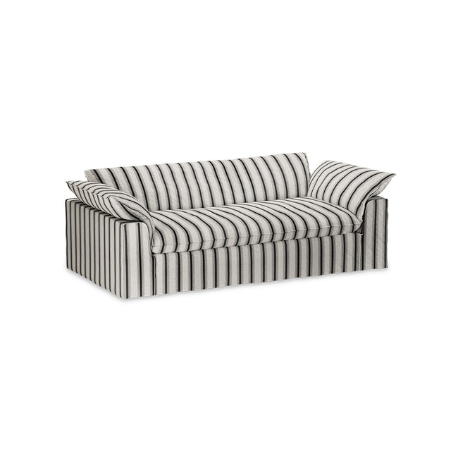 HKliving Nomad couch: 244cm, rocco, chalkstripe