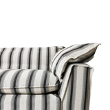 HKliving Nomad couch: 244cm, rocco, chalkstripe