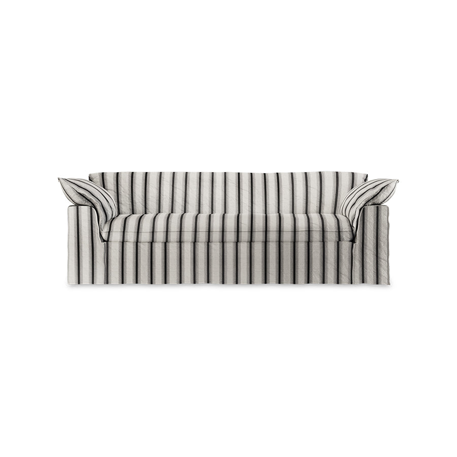 HKliving Nomad couch: 244cm, rocco, chalkstripe