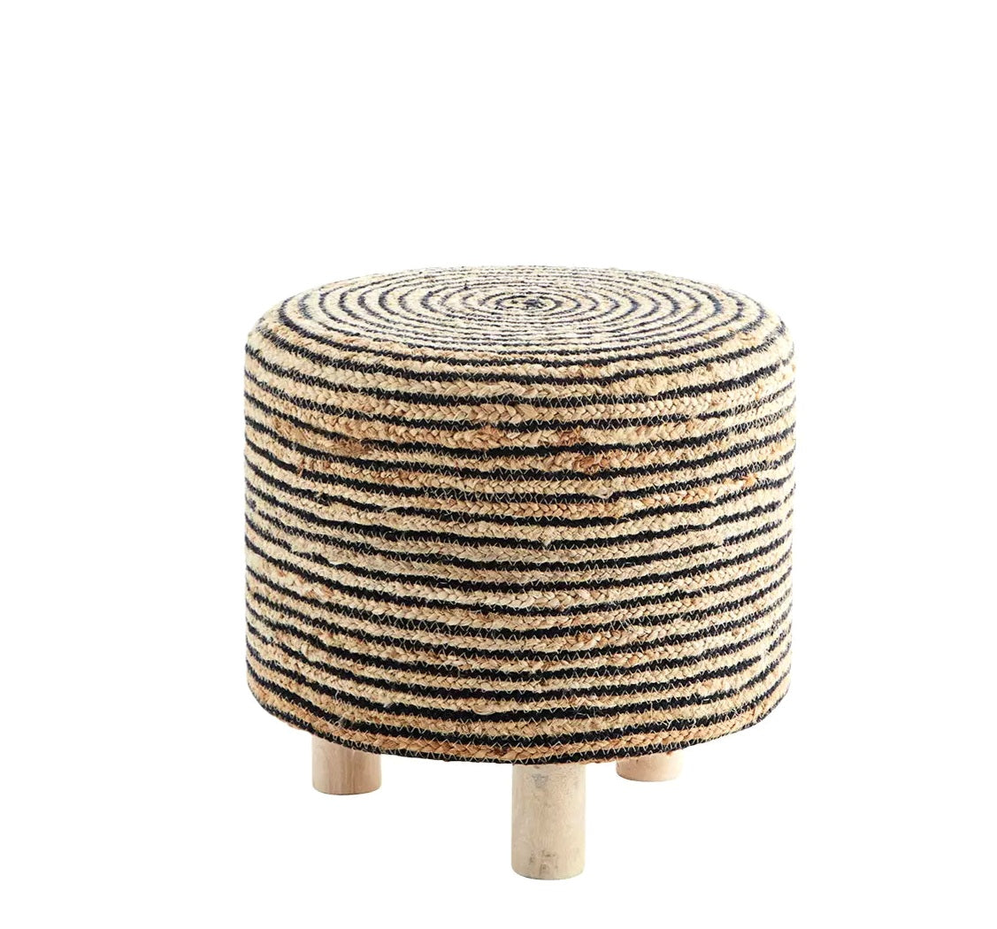 Hand Braided Jute Stool