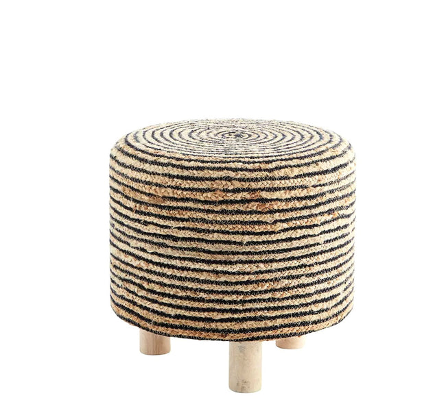 Hand Braided Jute Stool
