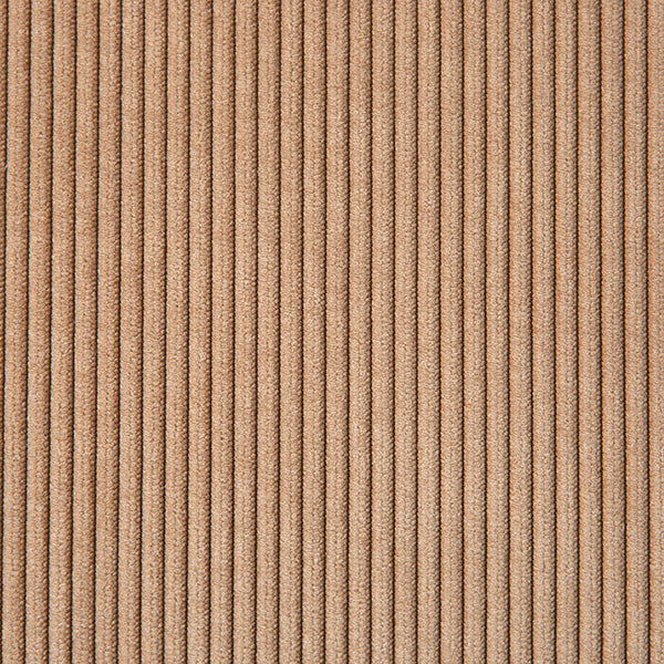 HKLIVING Wave Couch: Element Right High Arm Corduroy Rib, Brown