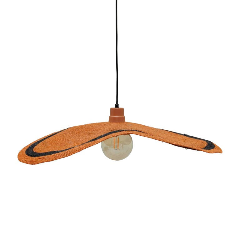 Hanging Lamp Orange With Stripe Uluwatu