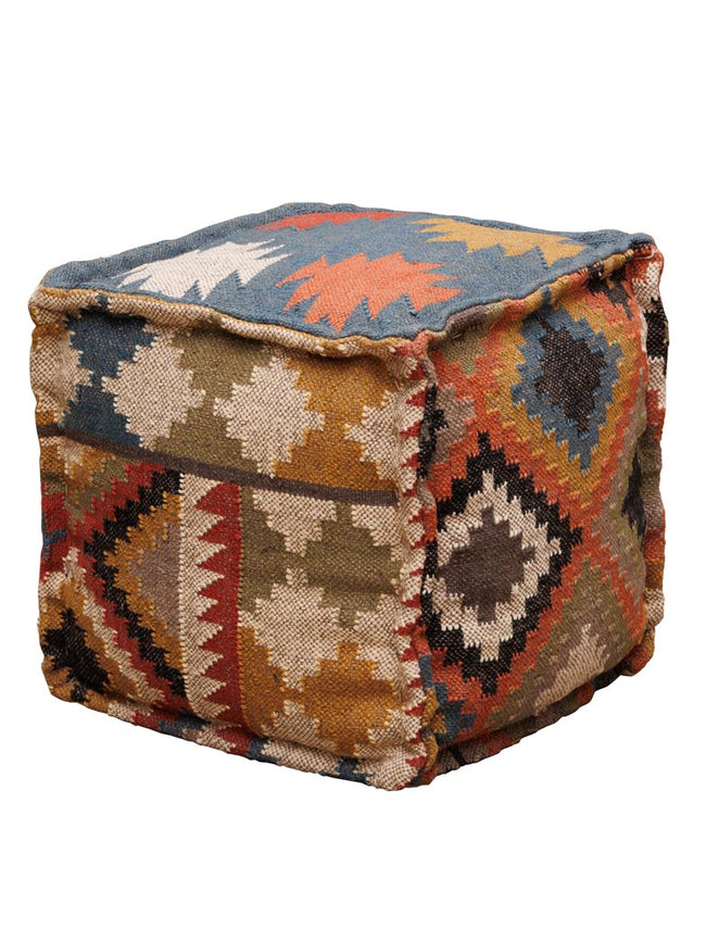 Kilim Pouf Autumn