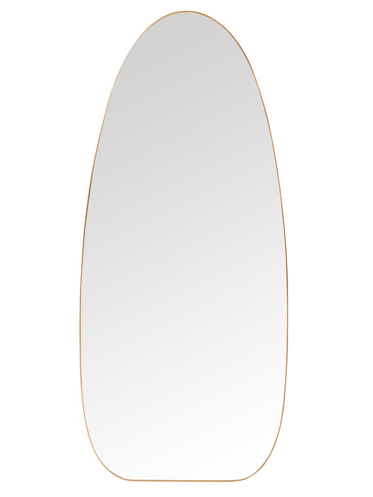 Floor / Wall Brass Frame Mirror Noa