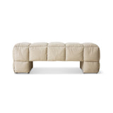 HKLIVING Puffy Lobby Bench Pebble