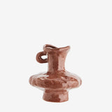Stoneware Vase Brown Madam Stoltz