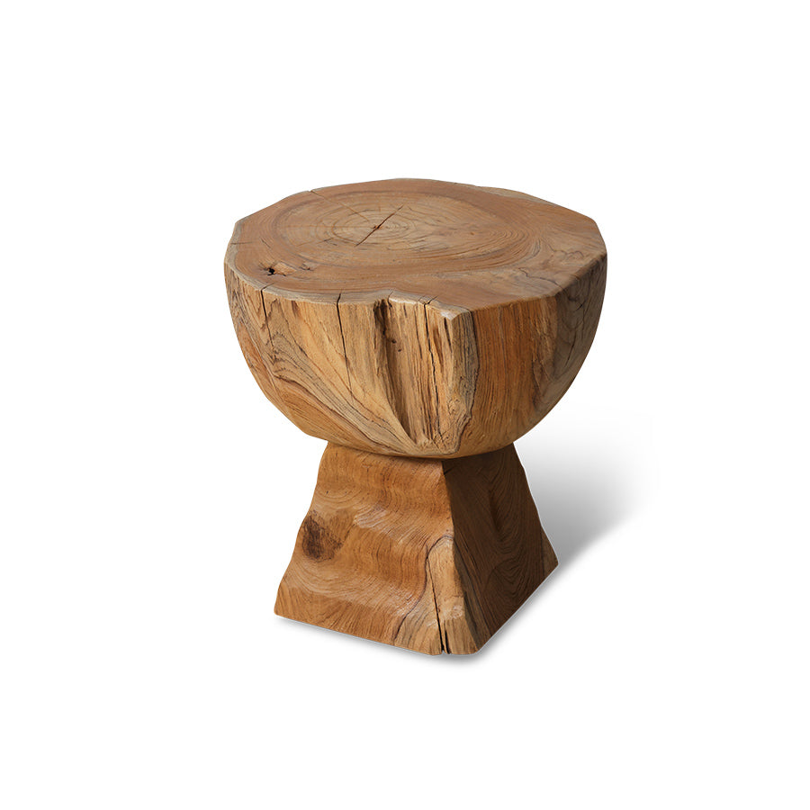 HKliving Arched Wooden Stool