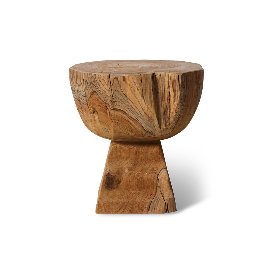 HKliving Arched Wooden Stool