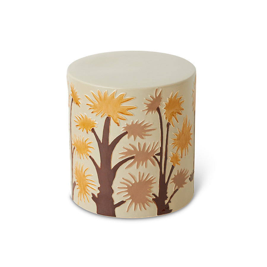 HKliving Earthenware Side Table Coastal