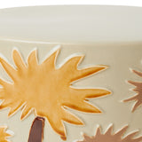 HKliving Earthenware Side Table Coastal