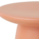 HKliving Side Table Earthenware Peach