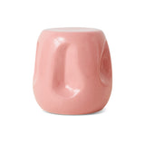 HKliving Currents Ceramic Side Table Coral